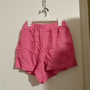 Hello Molly pink flowy shorts